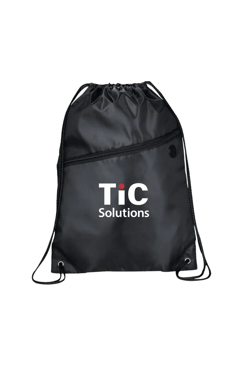 Drawstring Bag w/ zipper - Image 2