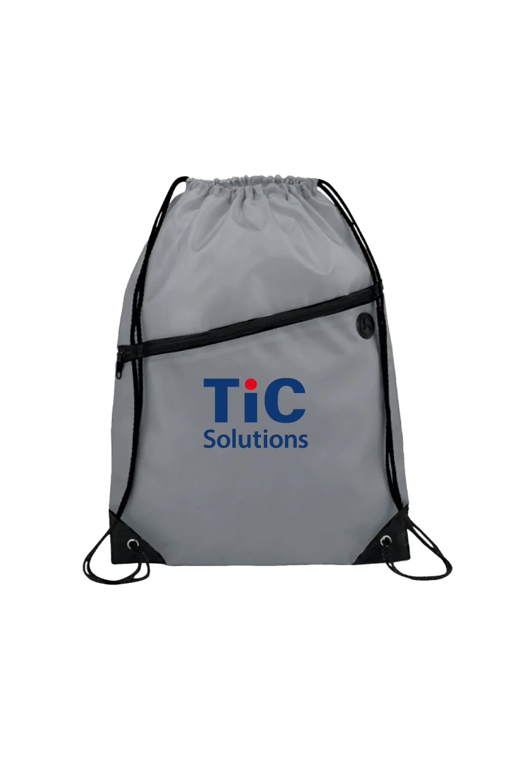 Drawstring Bag w/ zipper - Image 3