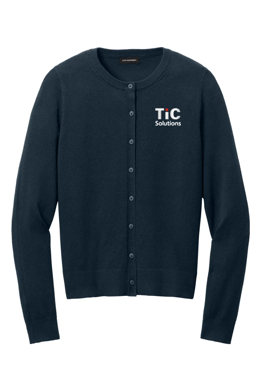 Women's Easy Care Crewneck Cardigan Sweater